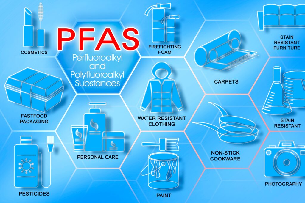 Sources industrielles de contamination de l'eau par les PFAS