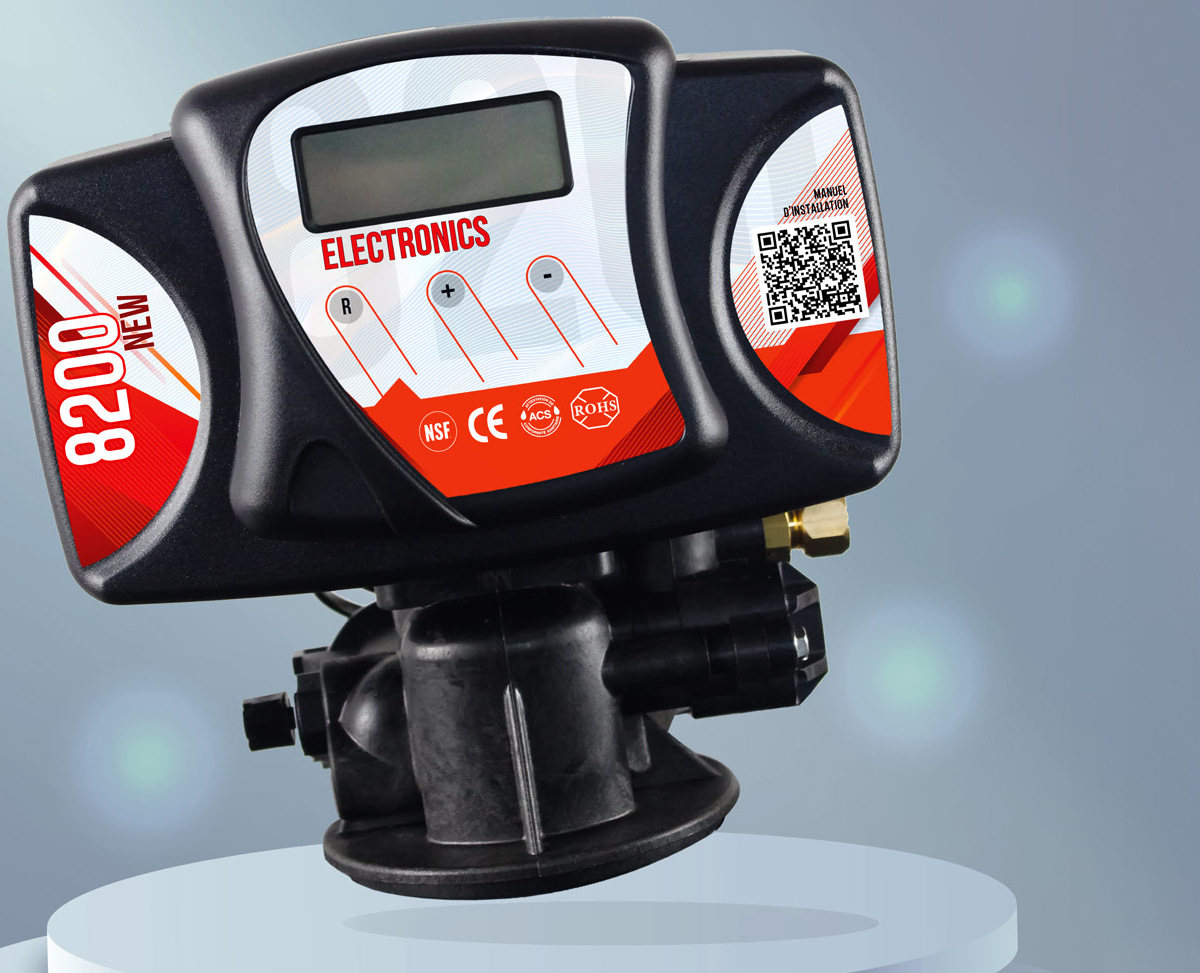 Nieuwe rode en zwarte 8200 Electronics-klep voor de Adriatica-ontharder