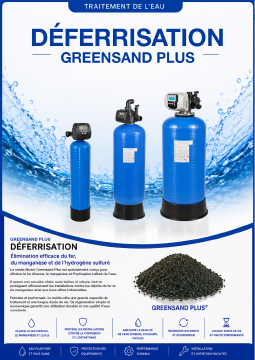 Déferrisation Clack - GreenSand